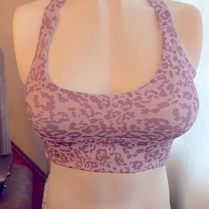 NWT adorable sports bra with removable cups.